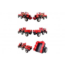 Mega Traktor Large na akumulator z przyczepką Mega Traktor Large na akumulator z przyczepką