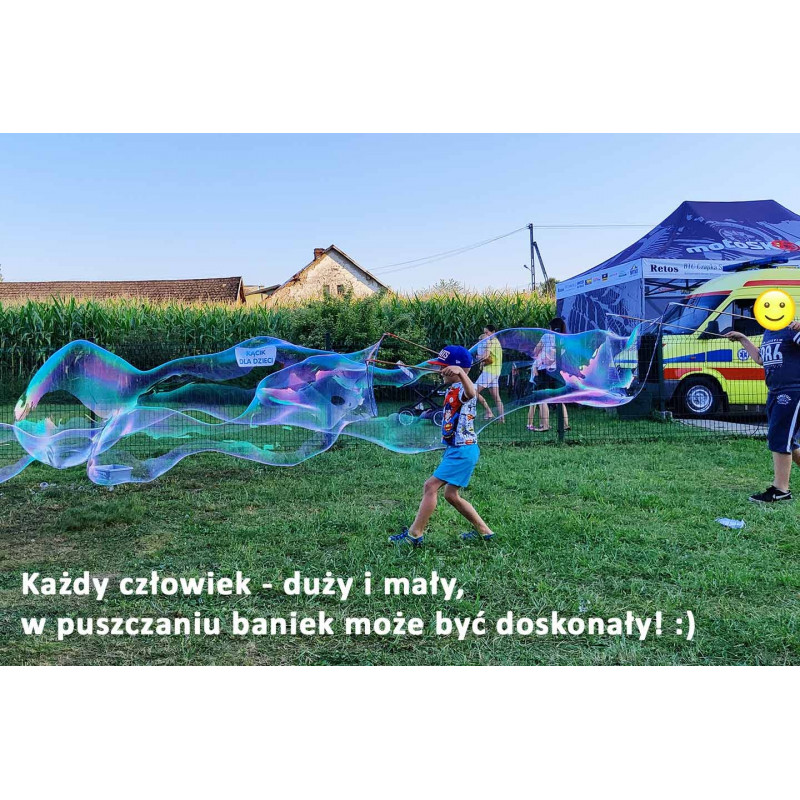 Magiczny zestaw do puszczania baniek mydlanych Magiczny zestaw do puszczania baniek mydlanych