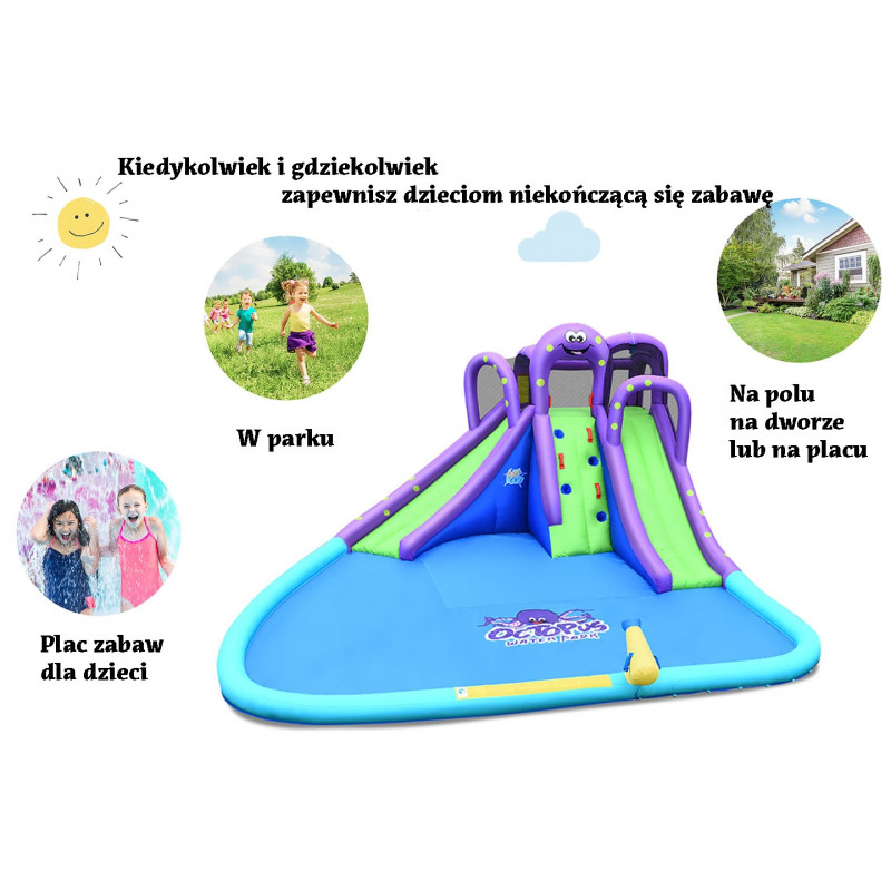 Dmuchany park wodny Happy Hop - Ośmiornica Dmuchany park wodny Happy Hop - Ośmiornica
