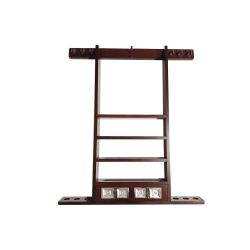 Wieszak półka na kije i bile z licznikiem- różne kolory