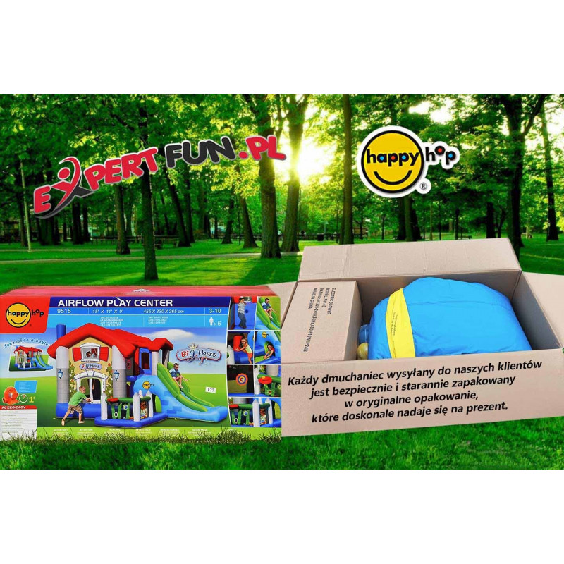 Dmuchany plac zabaw - Big House - Happy Hop Dmuchany plac zabaw - Big House - Happy Hop