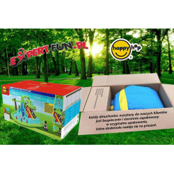 Podwójna zjeżdżalnia wodna Krokodyla w Dżungli - HappyHop Podwójna zjeżdżalnia wodna Krokodyla w Dżungli - HappyHop