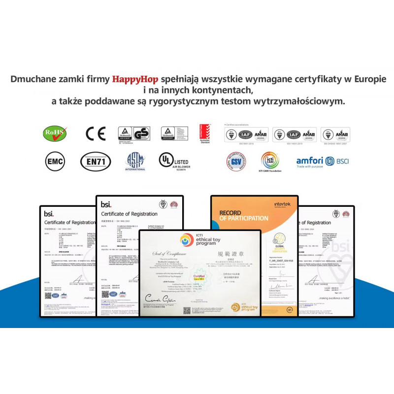 HappyHop wodny dmuchaniec - Tropikalna Wyspa HappyHop wodny dmuchaniec - Tropikalna Wyspa