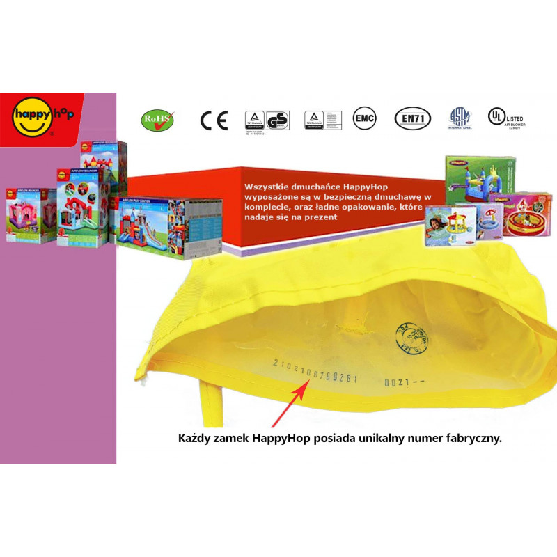 Dmuchany wodny zamek - HappyHop Dmuchany wodny zamek - HappyHop