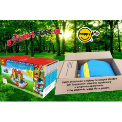 Dmuchany basen ze zjeżdżalnią i armatką - HappyHop - Funland Dmuchany basen ze zjeżdżalnią i armatką - HappyHop - Funland