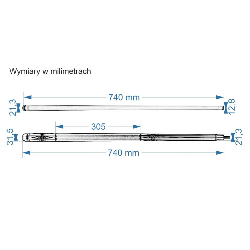 Kij bilardowy II cz. Vaula Stargate n. 54 Kij bilardowy II cz. Vaula Stargate n. 54