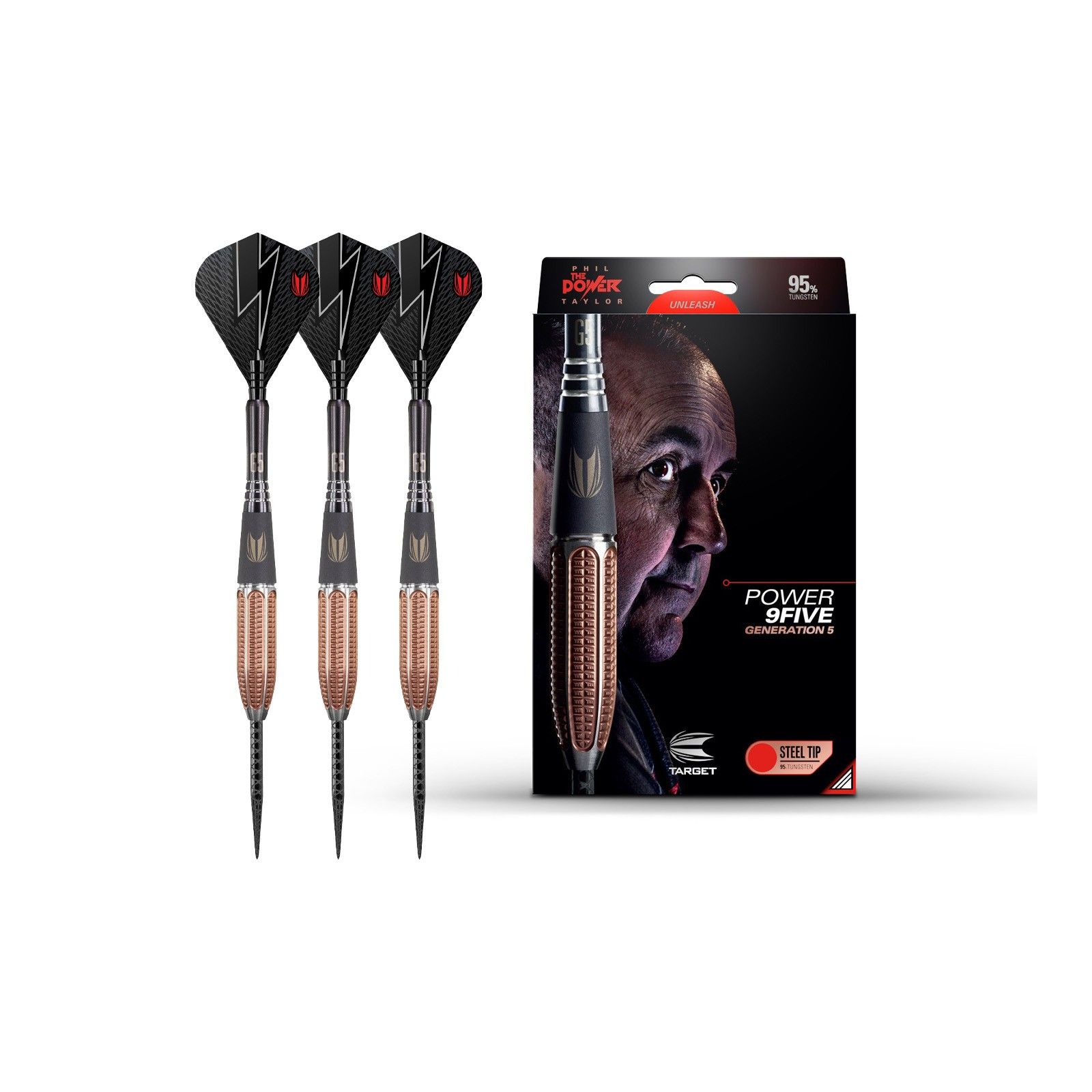 Rzutki Target Phil Taylor Power 9Five Generation 5 (steel