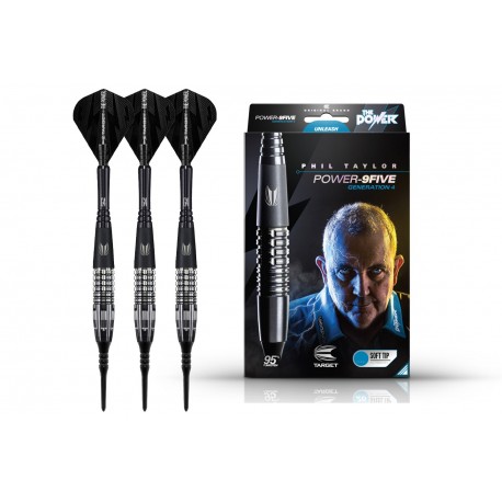 Rzutki Phil Taylor Power 9Five Generation 4 (soft tip)