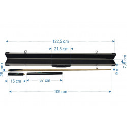 Kij snookerowy Riley Marcin Nitschke IV cz. 3/4 z walizką Kij snookerowy Riley Marcin Nitschke IV cz. 3/4 z walizką