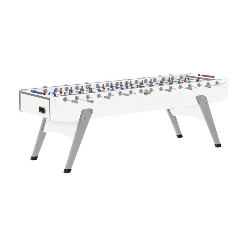 Piłkarzyki Garlando - XXL Pure White dla 8 graczy - Drążki przelotowe Piłkarzyki Garlando - XXL Pure White dla 8 graczy - Drążki przelotowe