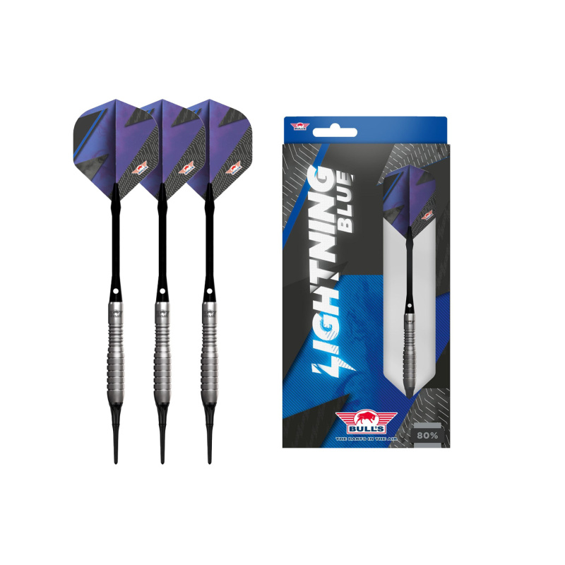 Rzutki Bull's Lightning Blue (soft tip) 20g