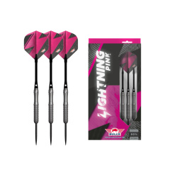 Rzutki Bull's Lightning Pink (steel tip) 26g