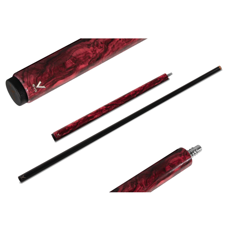 Kij bilardowy 2-cz EVO Ignis Jump Cue Crimson Burn