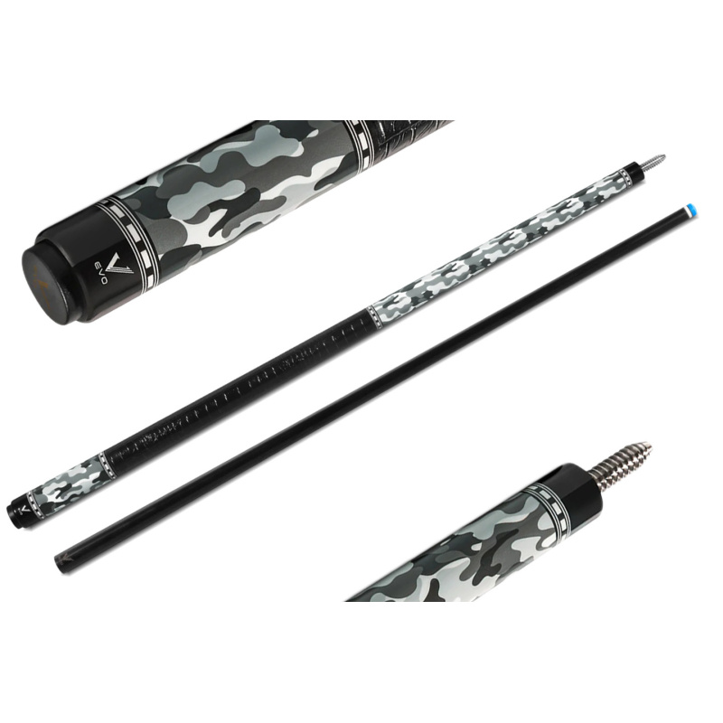 Kij bilardowy 2-cz. EVO Camo Ghost Leather Wrap