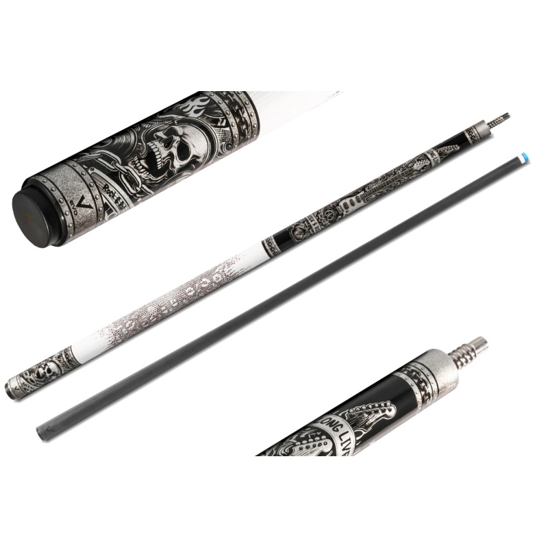 Kij bilardowy 2-cz. EVO Rebel-2 White Leather Wrap