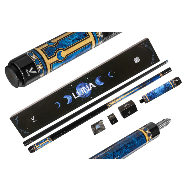 Kij bilardowy 2-cz. EVO Luna Sapphire Gate MAX