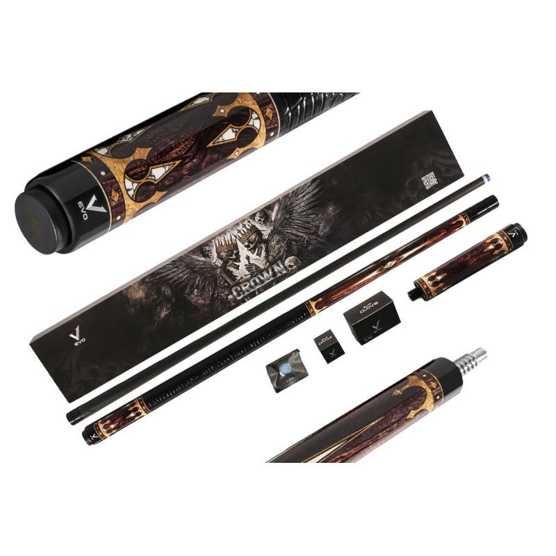 Kij bilardowy 2-cz. EVO Luna-3 Golden Crest MAX