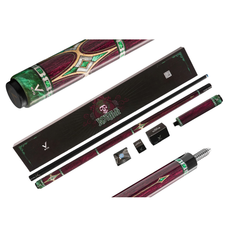 Kij bilardowy 2-cz. EVO Royale-1 Garnet Crest MAX