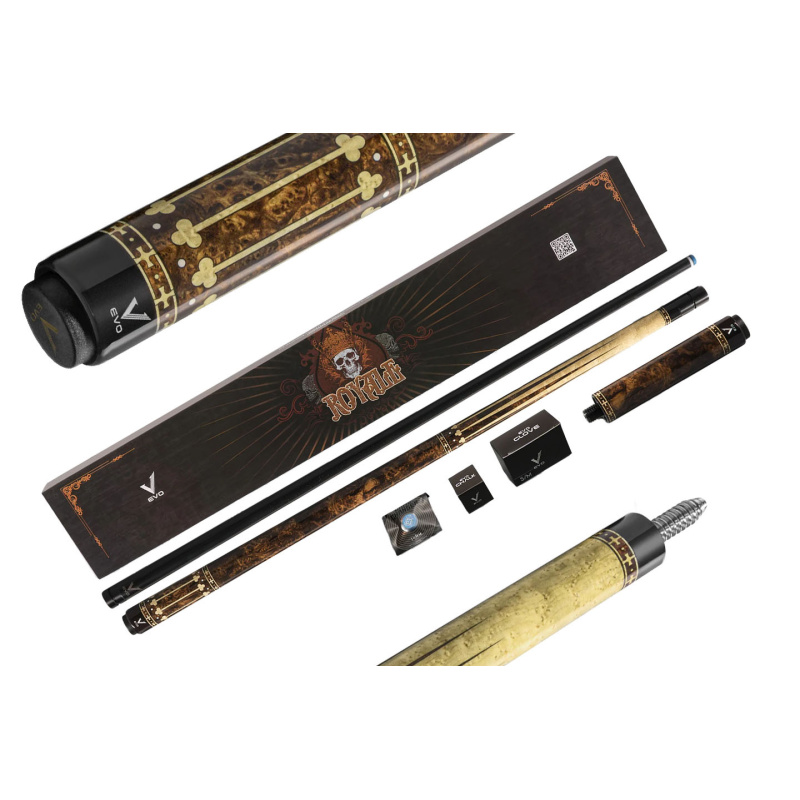 Kij bilardowy 2-cz. EVO Luna-3 Golden Crest MAX