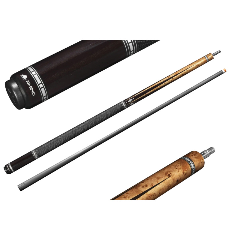 Kij bilardowy 2-cz. Rhino ECLIPSE II - Noir