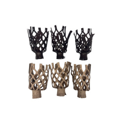 copy of Siatki / koszyki skórzane naturalne - kpl. 6szt