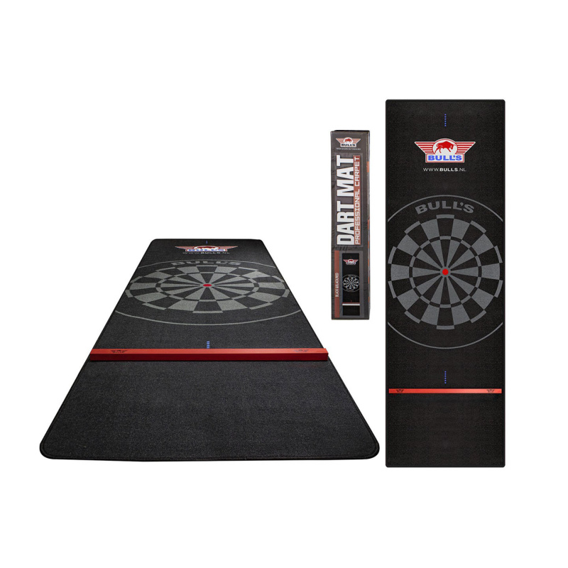 Mata do darta Bull's Carpet Black 300x90cm z listwą