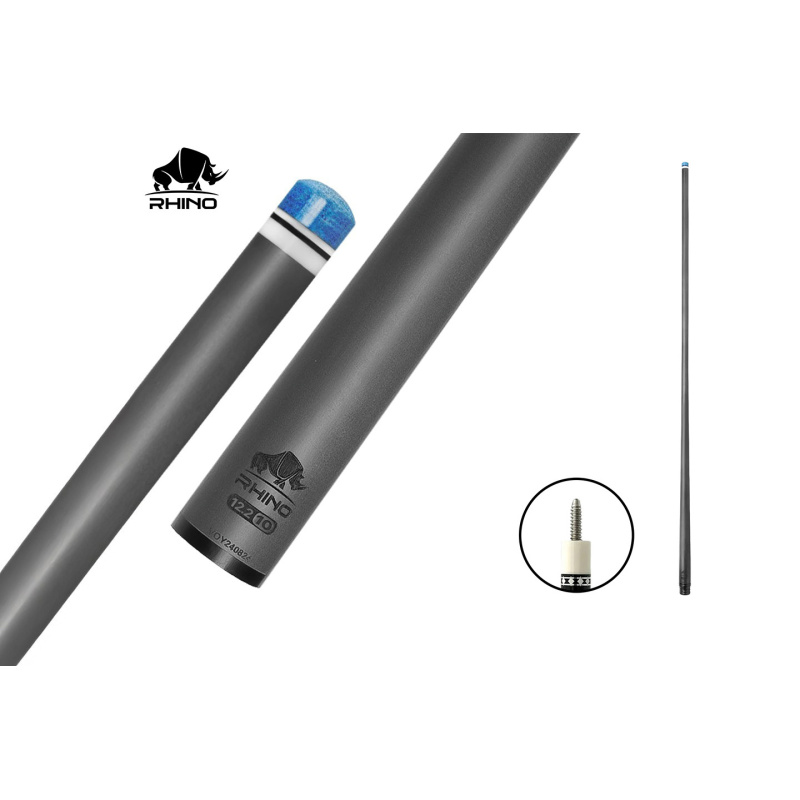 Szczytówka Rhino 30" 3/8-10 Carbon Pool Cue Single Shaft