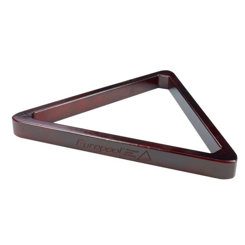 Trójkąt drewniany Europool 57,2mm - mahoń