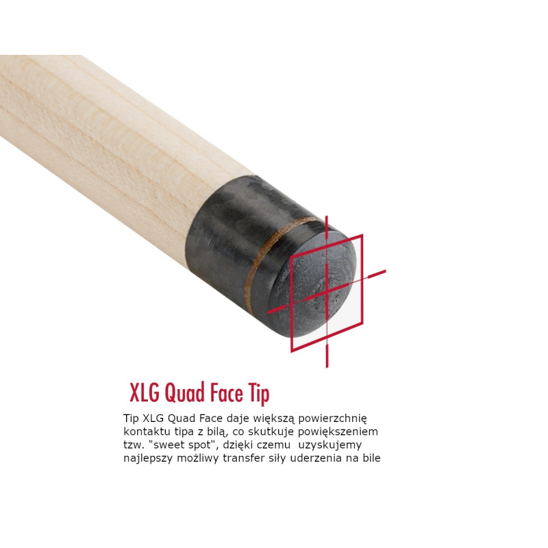 Kij Players PureX HXT-P1 - Break-Jump-Cue w kolorze czarnym Kij Players PureX HXT-P1 - Break-Jump-Cue w kolorze czarnym