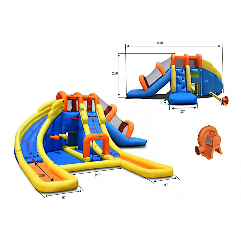 Dmuchany Wielki Aqua Park HappyHop Dmuchany Wielki Aqua Park HappyHop