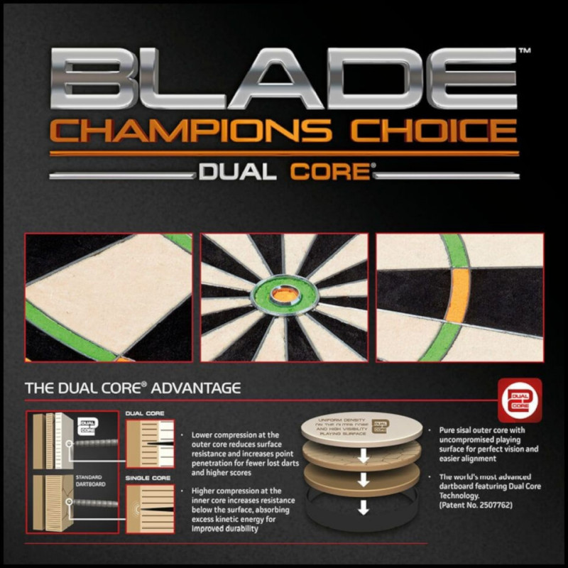 Winmau Blade Champions Choice - tarcza sizalowa Winmau Blade Champions Choice - tarcza sizalowa