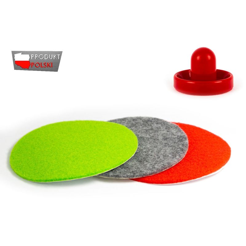 Filc samoprzylepny do odbijaków air hockey - średnica 93mm