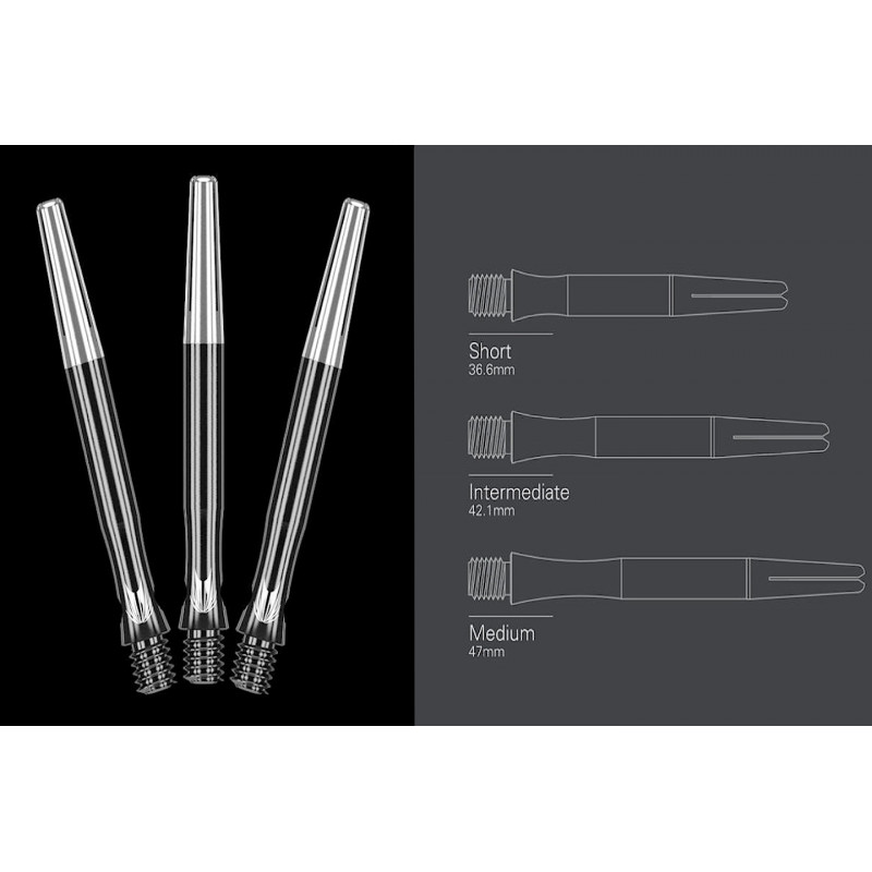 Shafty Target Top Spin S-Line Black - wymiary Shafty Target Top Spin S-Line Black - wymiary