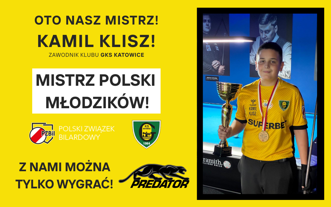 Nasz mistrz, Kamil Klisz.